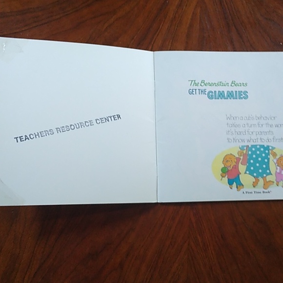 Berenstain Bears Gimmies Stan Jan Children's Picture Book Daycare Preschool Home - Picture 3 of 5